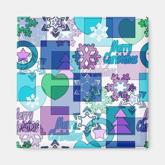 Aimant Design de Noël (Devant)