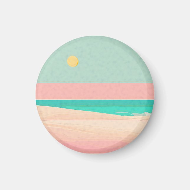 Aimant Design de plage (Devant)
