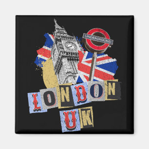 Aimant Design de style rétro à Londres
