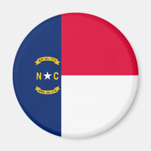 Aimant Design du drapeau de l'État de Caroline du Nord