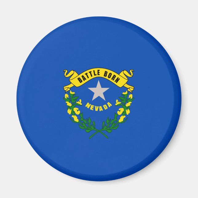 Aimant Design du drapeau d'état du Nevada (Devant)