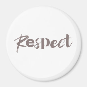 Aimant Design moderne, créatif, cool, tendance du respect