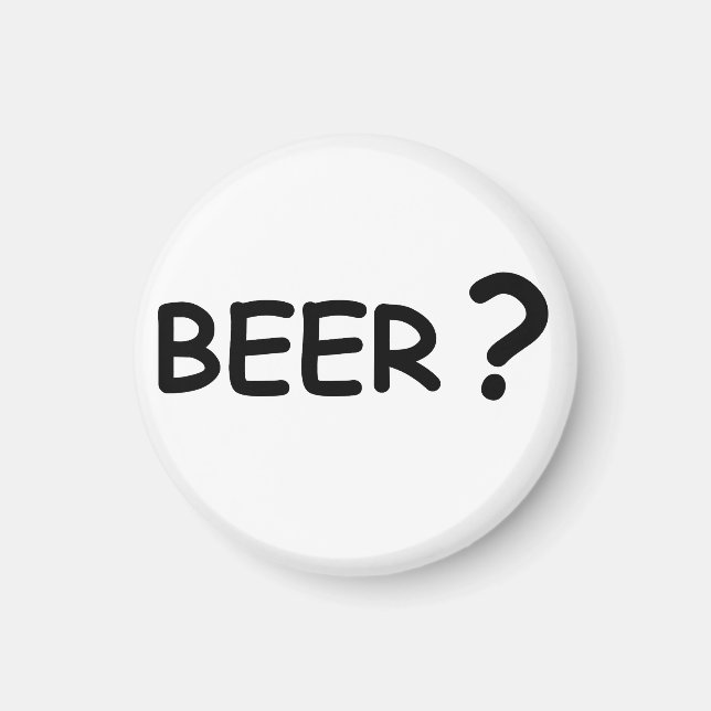 Aimant Design pour les amateurs de bière (Devant)