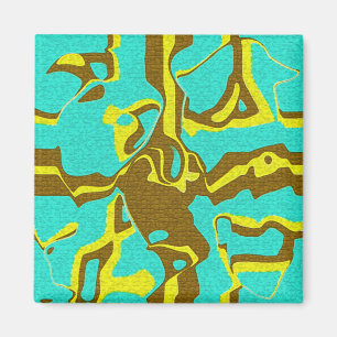 Aimant Design Turquoise