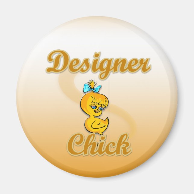 Aimant Designer Chick (Devant)