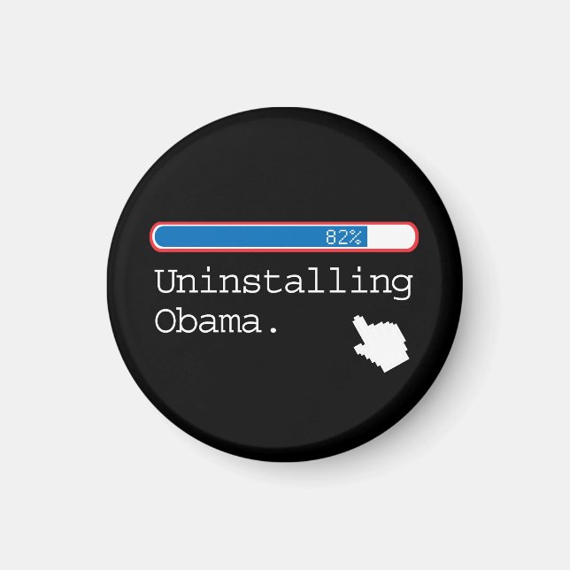 AIMANT DÉSINSTALLATION D'OBAMA (Devant)
