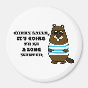 Aimant Désolé Sally, long hiver