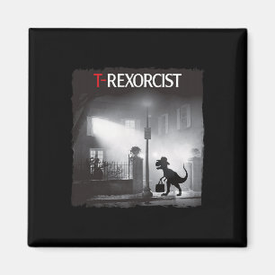 Aimant Dessin animé Parodie d'horreur de T-rex drôle Dino