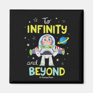 Aimant Dessin de Buzz Vers l'infini et au-delà