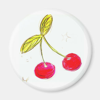 Aimant dessin de cerise