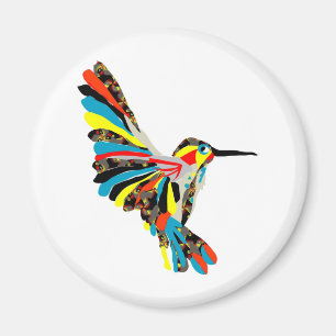 Aimant dessin de colibri