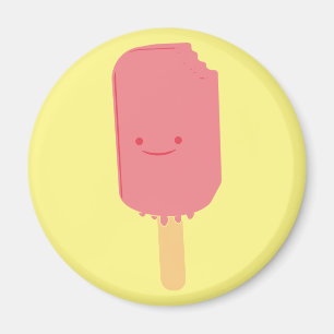 Aimant Dessin de dessin de Popsicle de fraises