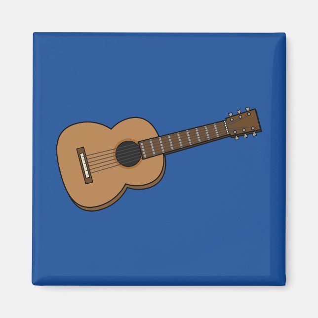 Aimant Dessin de guitare (Devant)