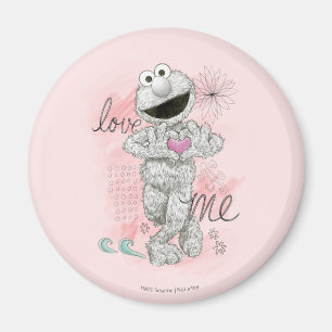 Aimant Dessin d'esquisse Elmo B&W