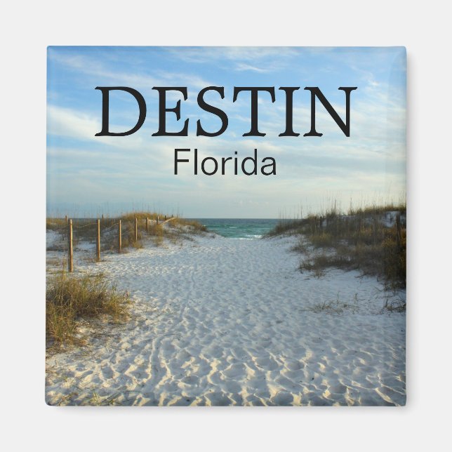 Aimant Destin Floride chemin de plage de soleil de couche (Devant)