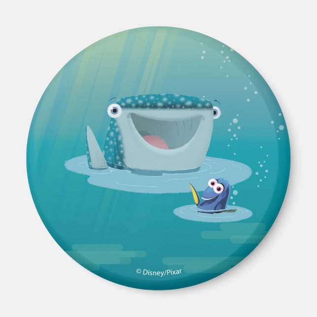 Aimant Destiny & Dory | Bulles (Devant)