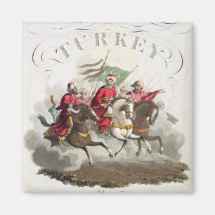 Aimant Détail de la page de titre, de 'Costumes de la var