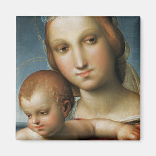 Aimant Détail de<Virgin and Child>Attribué à Rapha