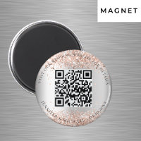 Détails du code QR du site web de mariage rose arg