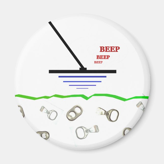 Aimant Détection des métaux (Devant)