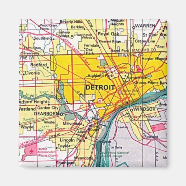 Aimant Détroit (Devant)