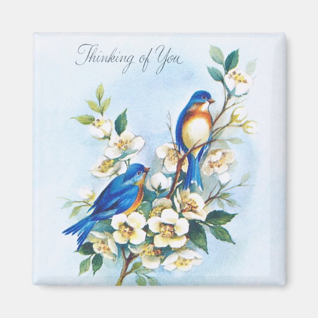 Aimant Deux Bluebirds (Devant)