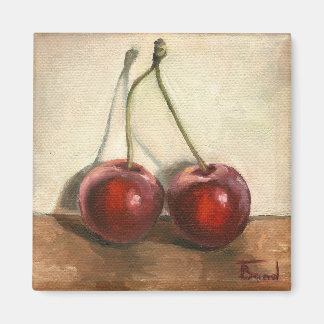 Aimant Deux cerises