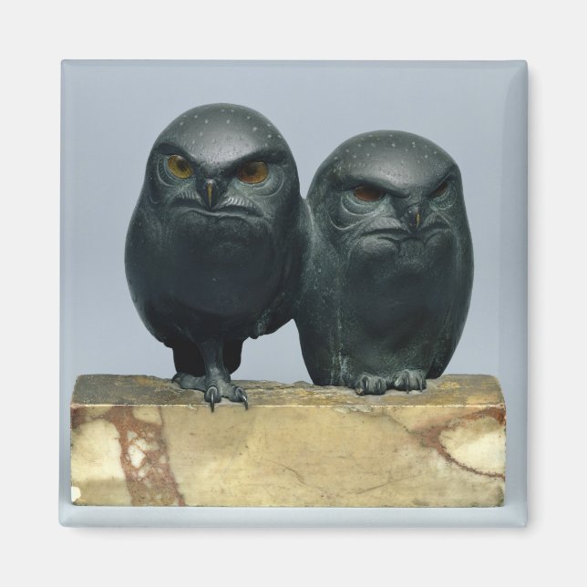 Aimant Deux Chouettes, 1903-04 (Devant)