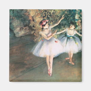 Aimant Deux danseurs sur scène par Edgar Degas, Art Vinta