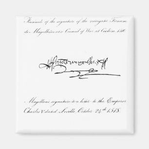 Aimant Deux exemples de la signature