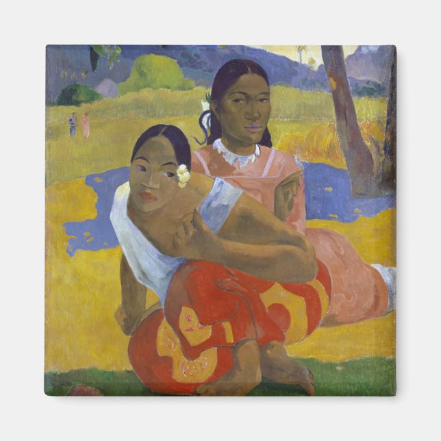 Aimant Deux femmes tahitiennes, Gauguin (Devant)