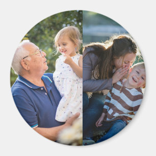 Aimant Deux photos créez votre propre photo 