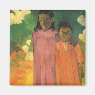 Aimant Deux soeurs de Paul Gauguin, Art Vintage