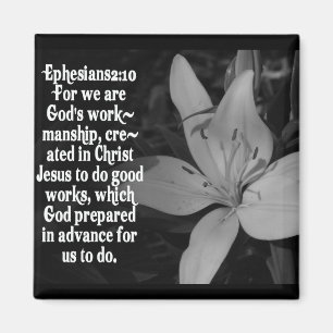 AIMANT DEVIS DE SCRIPTURE BIBLE 2:10 DES ÉPHÉSIENS