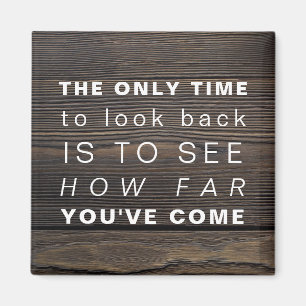 Aimant Devis inspirant   La motivation ne regarde pas en 