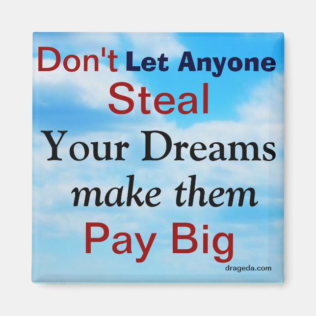 Aimant Devis pour les diplômés (Devant)