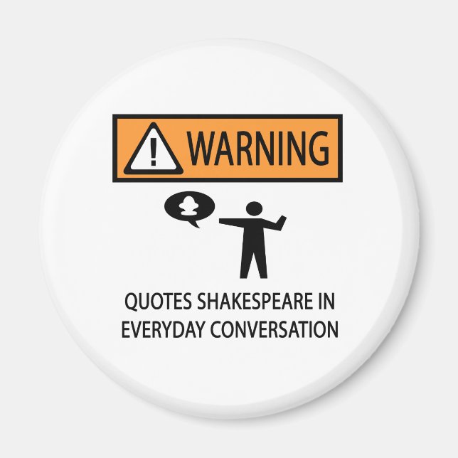 Aimant Devis Shakespeare (Devant)