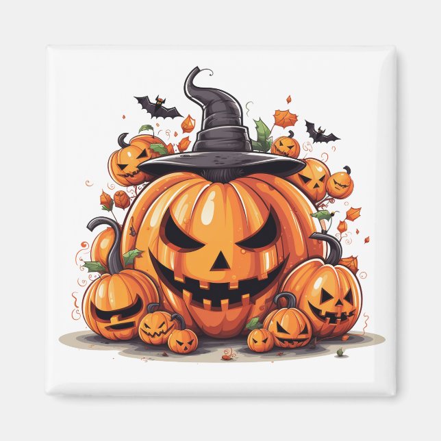 Aimant d'Halloween (Devant)