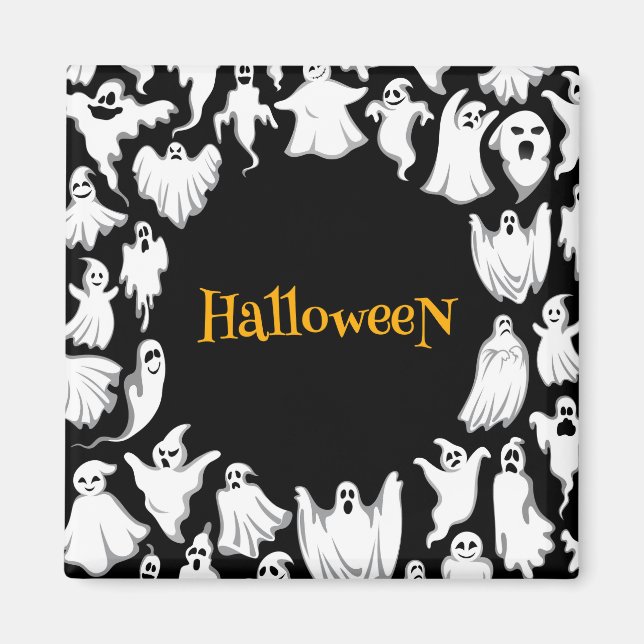 Aimant d'Halloween (Devant)