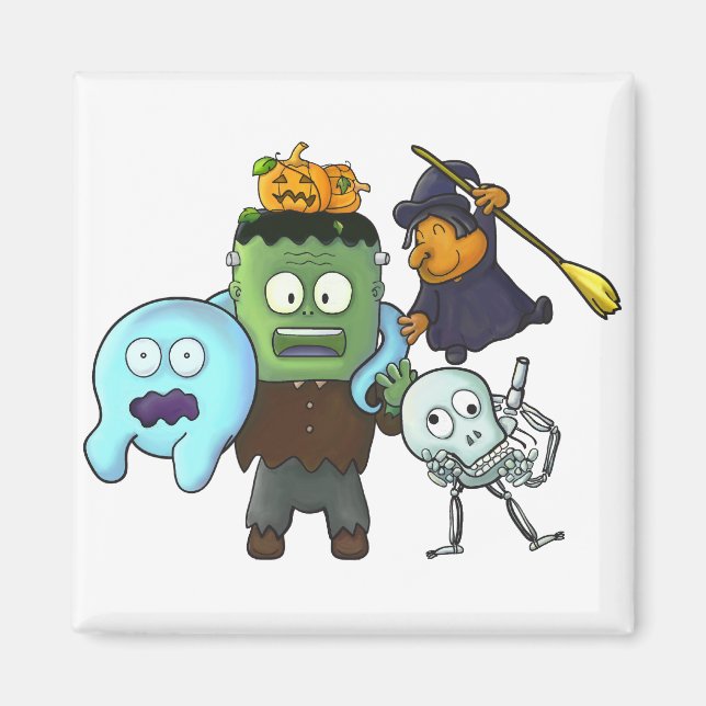 Aimant d'Halloween (Devant)