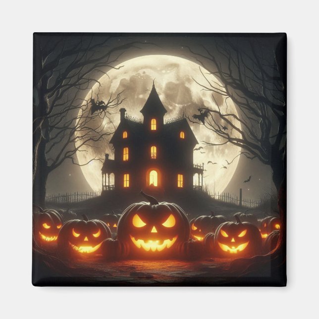 Aimant d'Halloween (Devant)