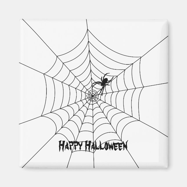 Aimant d'Halloween Spider Web (Devant)