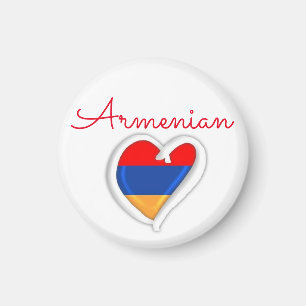 Aimant d'héritage de l'Arménien Heart 