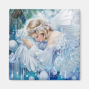 Aimant d'hiver bleu