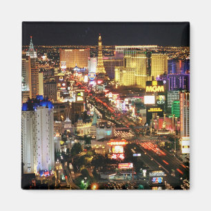 Aimant d'horizon de nuit de Las Vegas