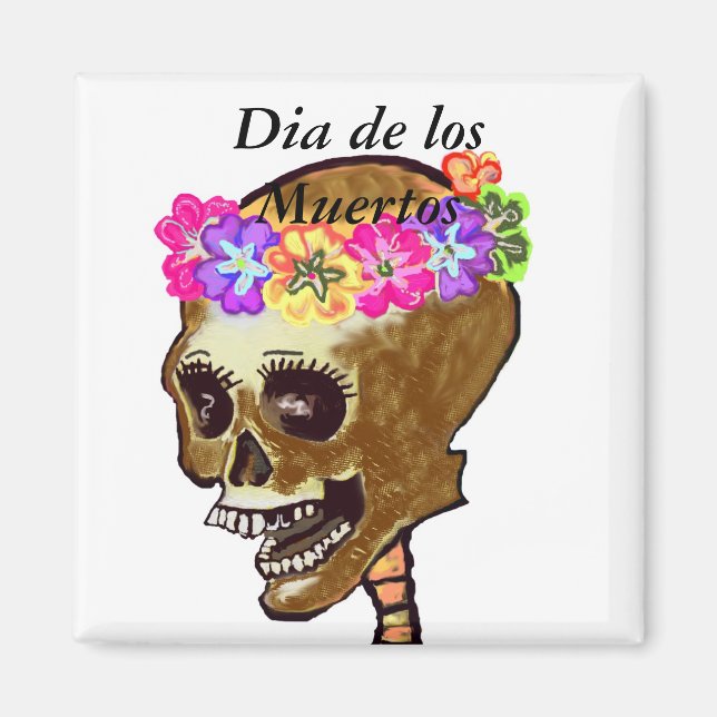 Aimant Dia de los Muertos (Devant)