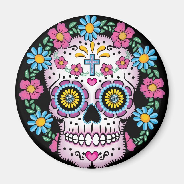 Aimant Dia de los Muertos (Devant)