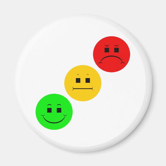 Aimant Diagonal Moody Stoplight Sans Stripe (Devant)