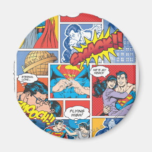 Aimant Diapositives Love Comic - Couleur