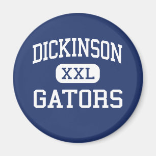 Aimant Dickinson - Gators - Lycée - Dickinson Texas